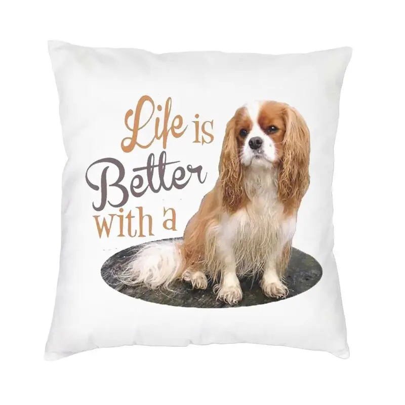 

Наволочка с рисунком животных, собаки, на двух сторонах