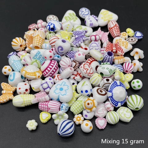 Акриловые бусины-разделители LXGSMBENTENG