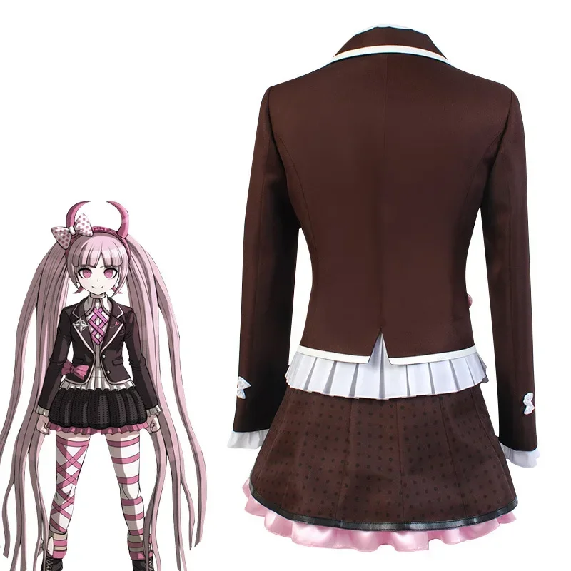 Danganronpa Another Episode: Ultra Despair Utsugi Kotoko Косплей Костюм Японская школьная форма JK