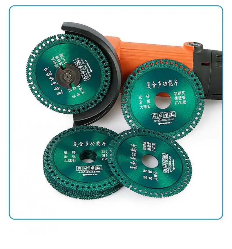 

100mm Diamond Cutting Disc Diamond Marble Saw Blade Ceramic Tile Jade Special Polishing Cutting Blade Dry Slicing