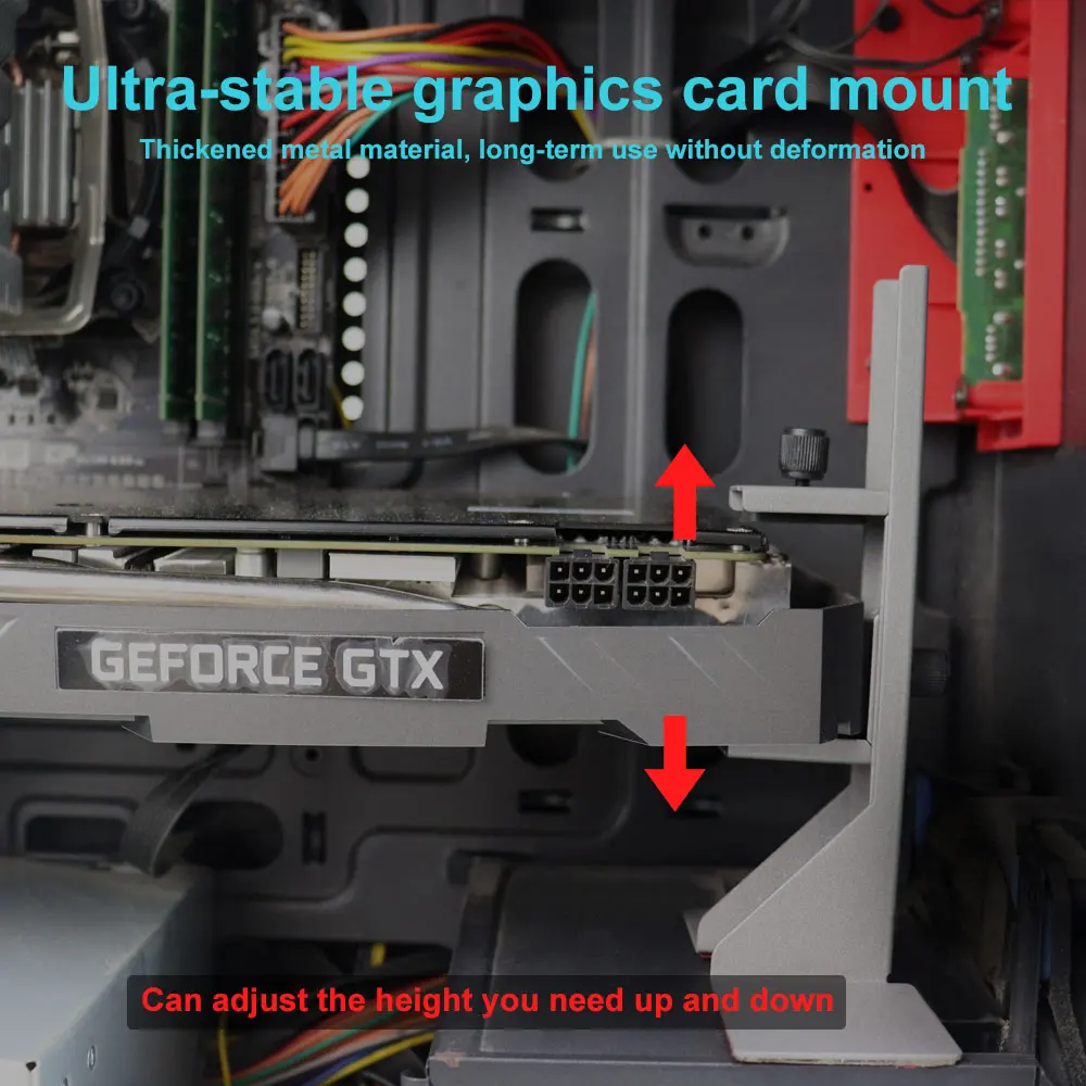 Держатель для видеокарты из анодированного алюминия