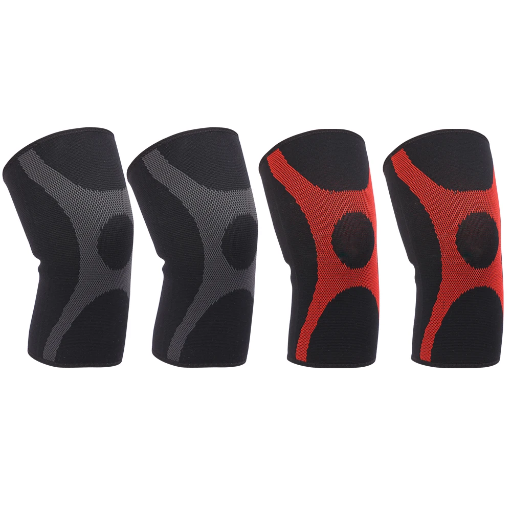 

1 Pair Fitness Running Knee Braces Breathable Non Slip Elastic Knee Pad Gym Fitness Exercise Protective Gear Suppliers