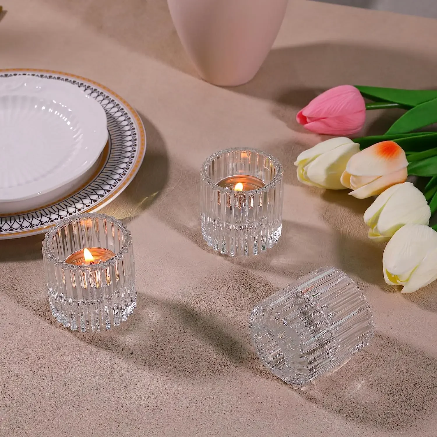 6 шт./упаковка свечи в виде конуса