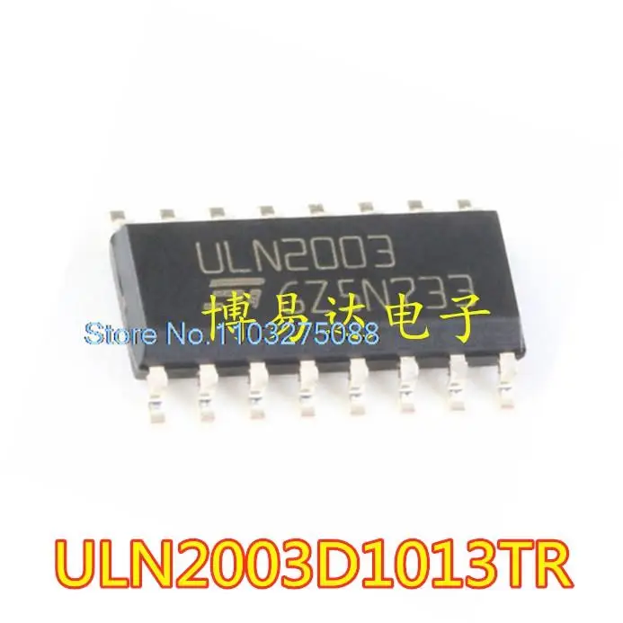 

20 шт./LOP ULN2003D1013TR SOIC16 50 В/500 мА 7NPN