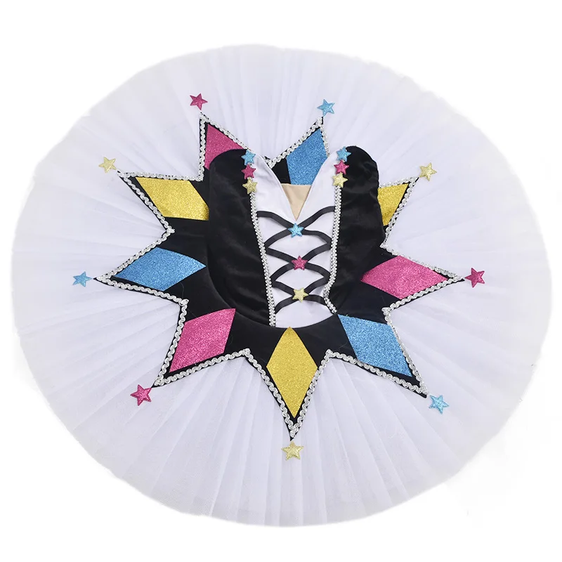 Балетная юбка-пачка детские костюмы для танцев Белое лебединое озеро красивая