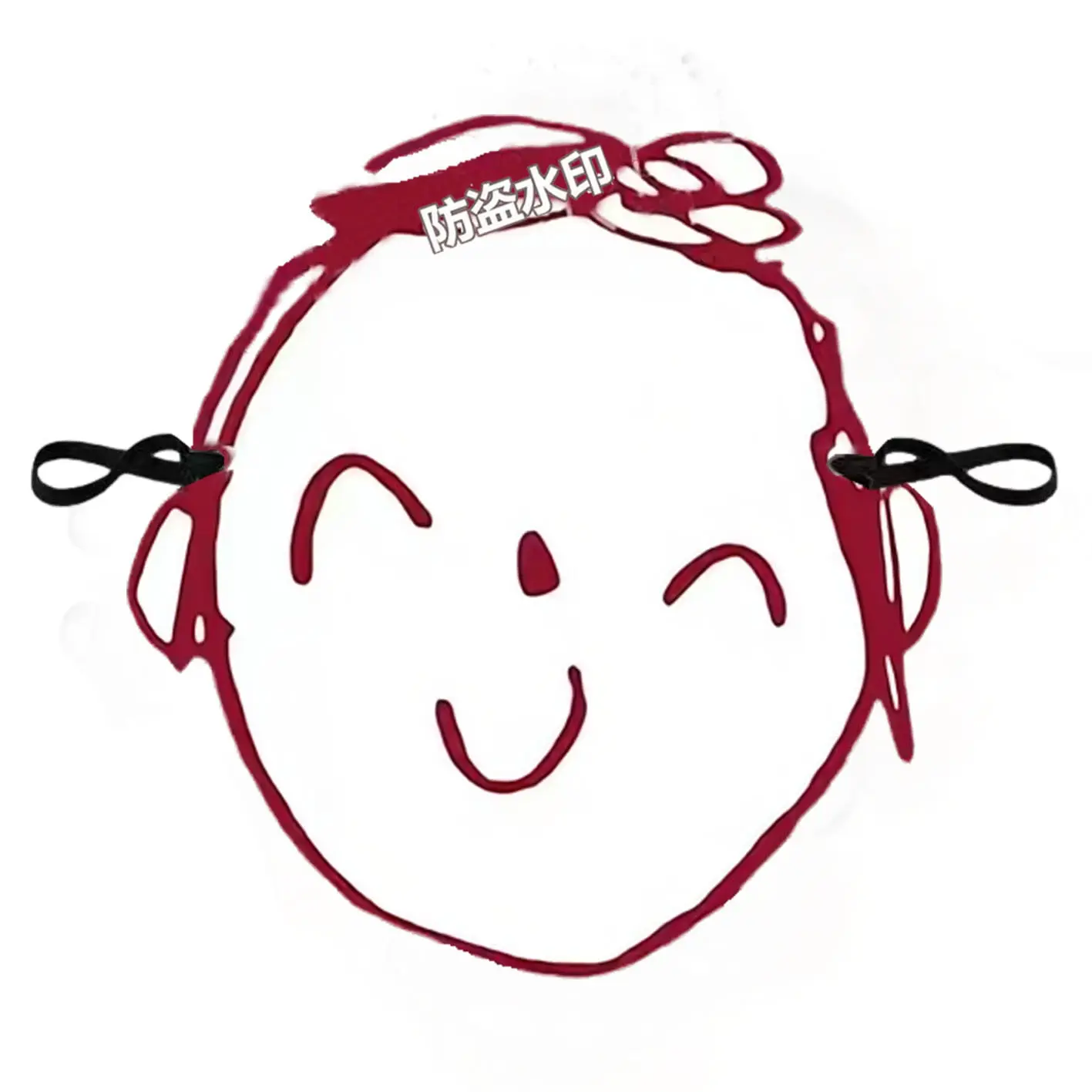 Синий архив Sensei забавная бумажная маска косплей реквизит в стиле аниме на