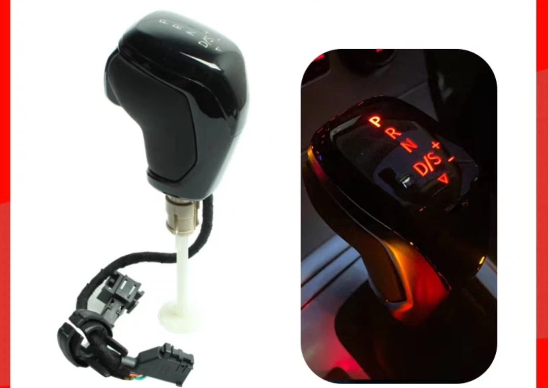 

Для автомобиля, автоматический электрический светодиодный рычаг переключения передач с проводом, подходит для VW B8 Mk7 SEAT Leon Mk3/ Octavia Superb