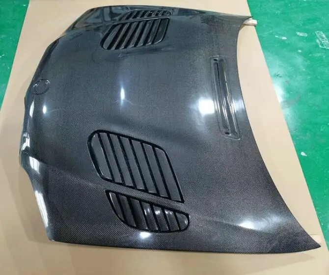 Передняя крышка капота двигателя из углеродного волокна для BMW E46 M3 2Door 4Door 1999 2000 2001