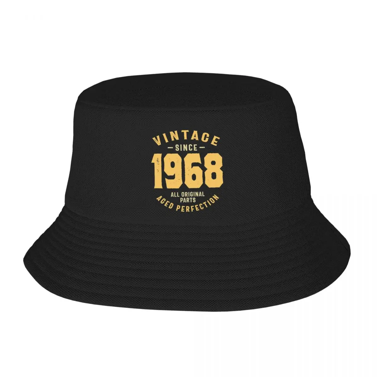 

Vintage Since 1968 Birthday Bucket Hats Panama Hat Children Bob Hats Cool Fisherman Hats Summer Beach Fishing Unisex Caps