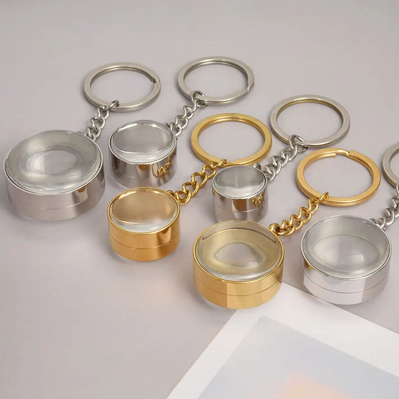 1 шт. открывающийся круглый стеклянный медальон из нержавеющей стали держатель