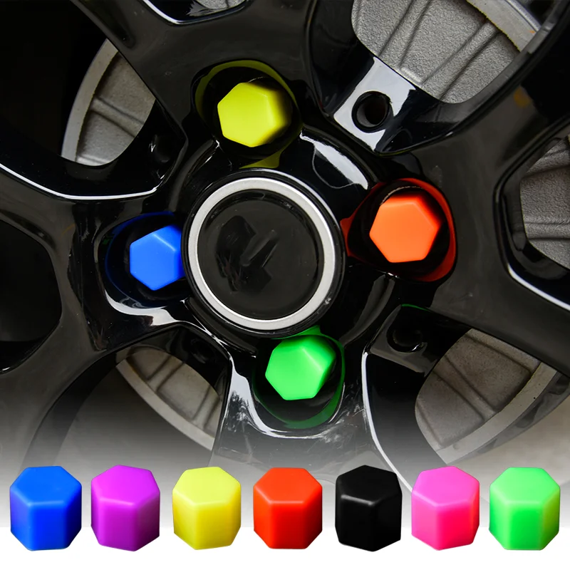 

For Smart 453 Exterior Modification Accessories Car Wheel Hub Screw Protection Cap Silicone Nut Cover