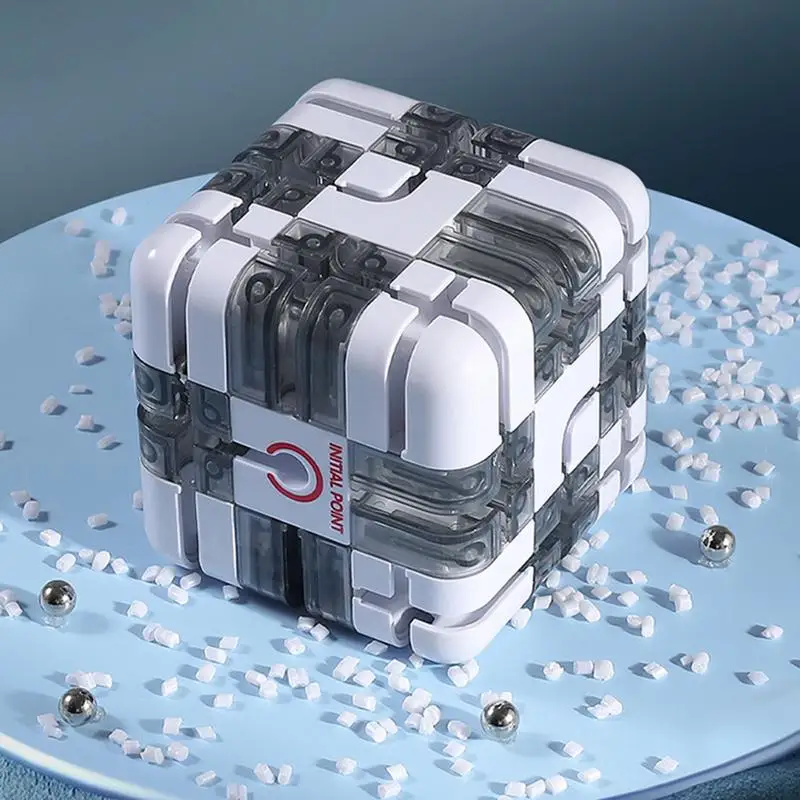 Кубики-пазлы-лабиринты трехмерные декомпрессионные кубики странной формы