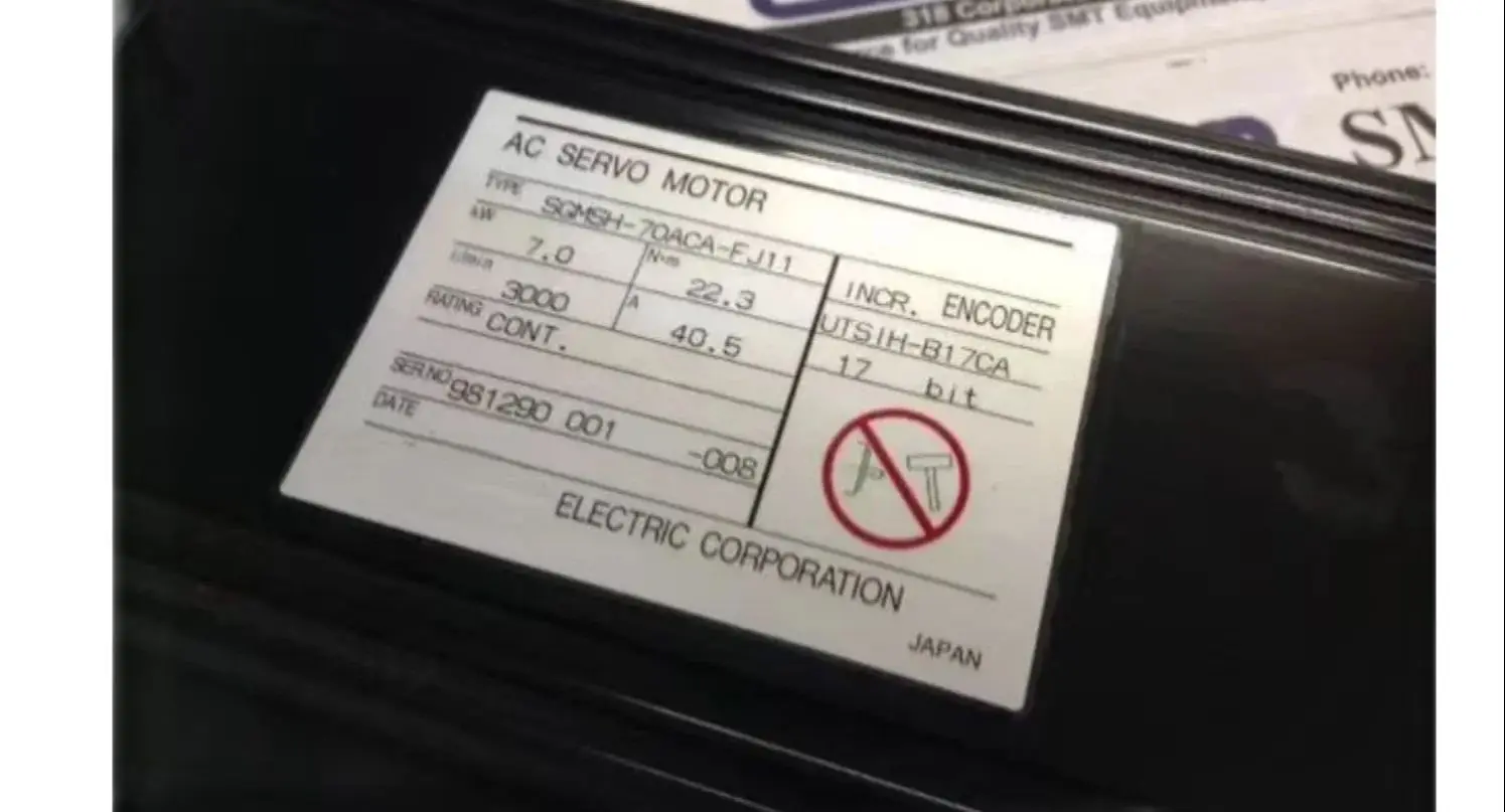 Новый SGMSH-70ACA-FJ11 AC Серводвигатель SGMSH70ACAFJ11