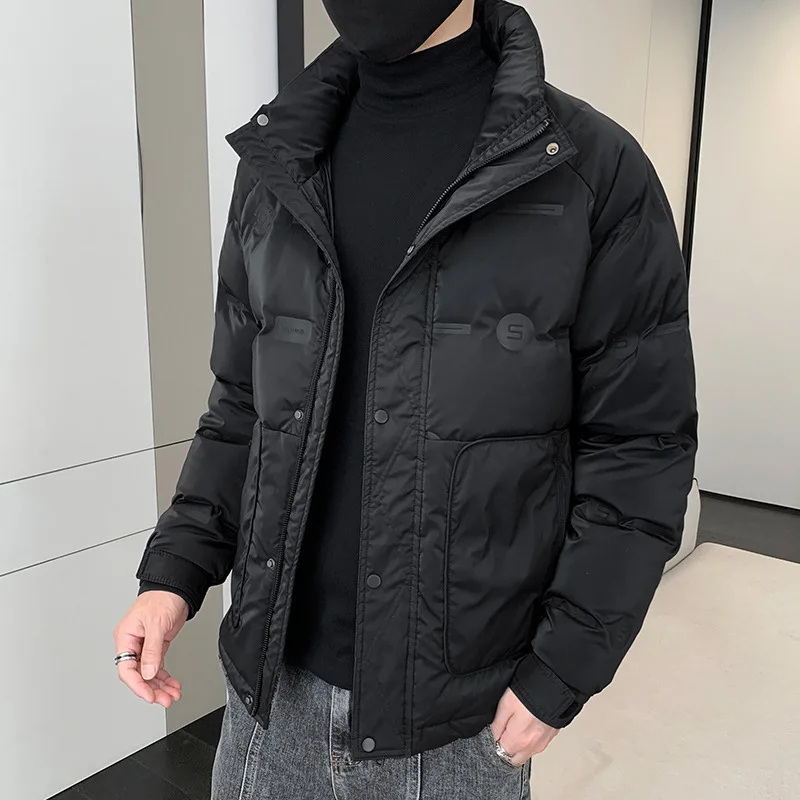Down Jacket Men 2022 New Winter Slim Warm White Duck Down Coat Men Jacket