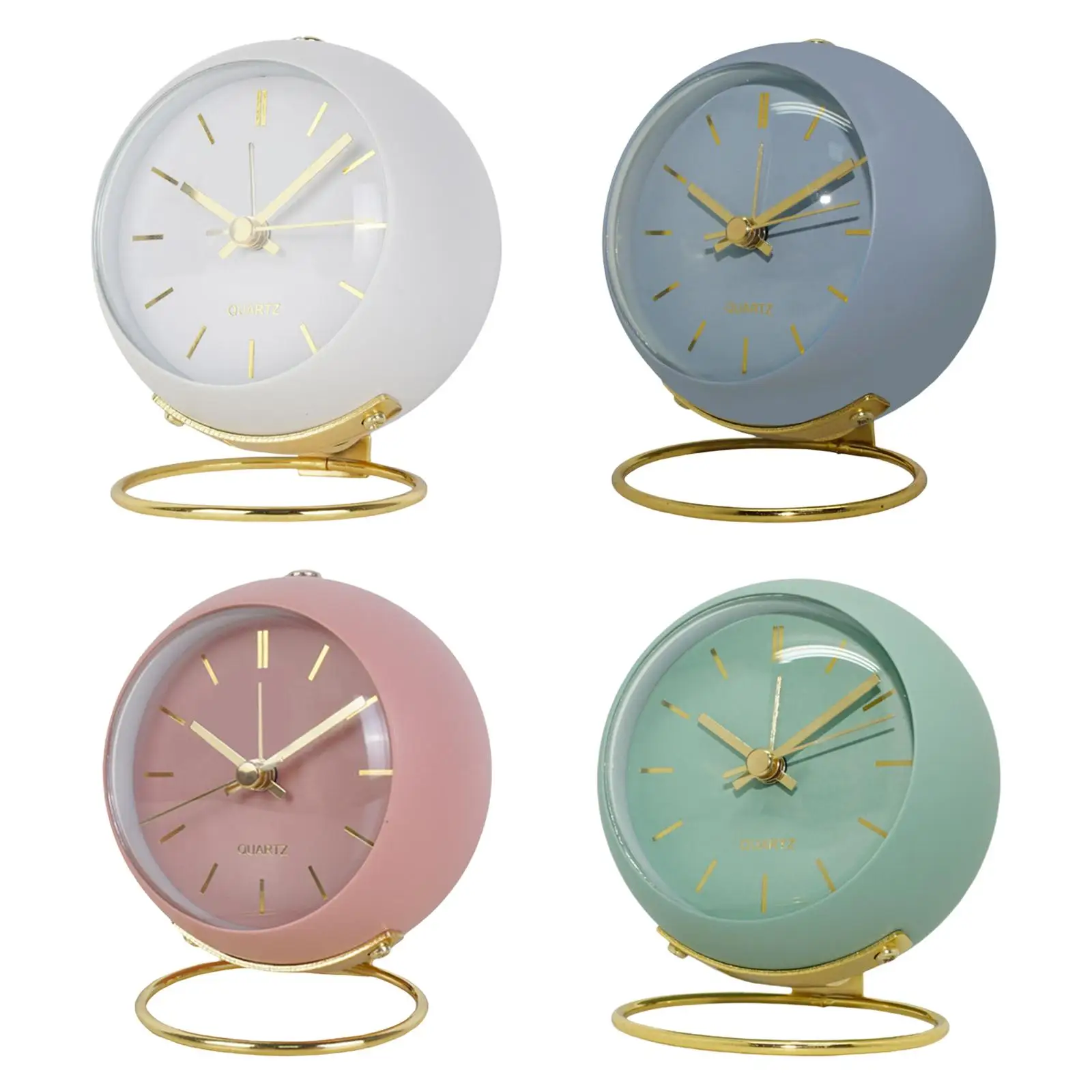 Silent Bedside Clock Non-numeric Children Work