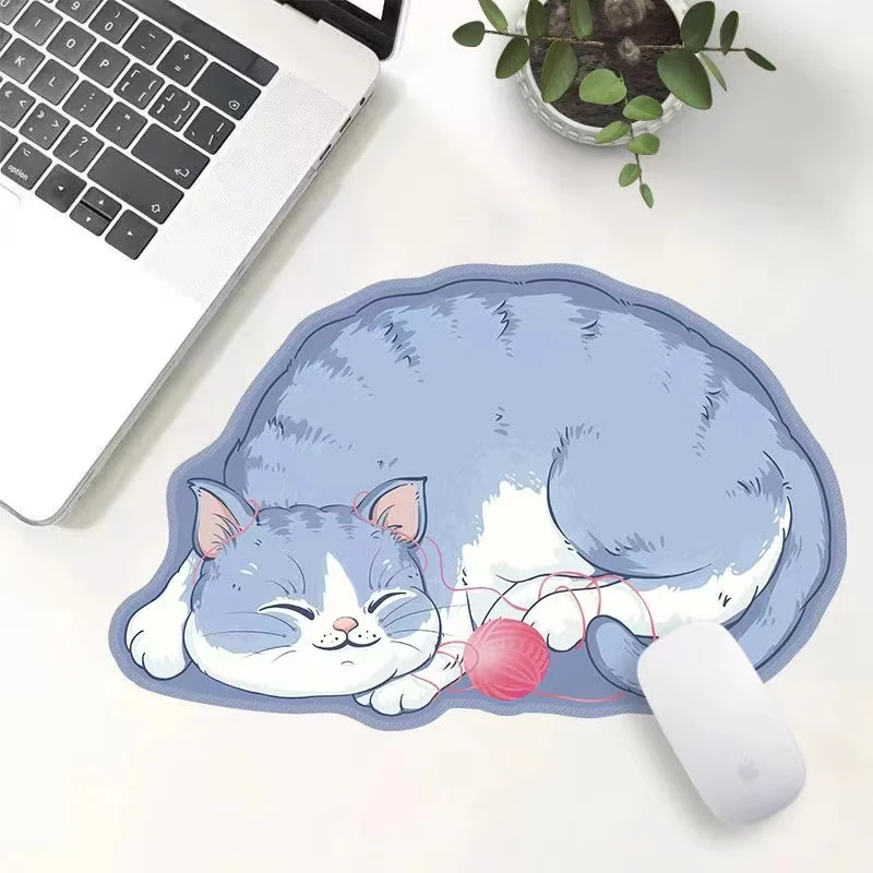 Cute Small Mouse Pad Anti-slip Waterproof Gaming Mousepad Computer Office Keyboard Mice Mat Cartoon Rubber Desk Accessories