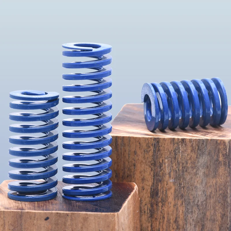 1PCS Mould Die Spring Outer Dia 14mm Inner Dia 7mm Blue Long Light Load Stamping Compression Mould Die Spring Length 20-125mm