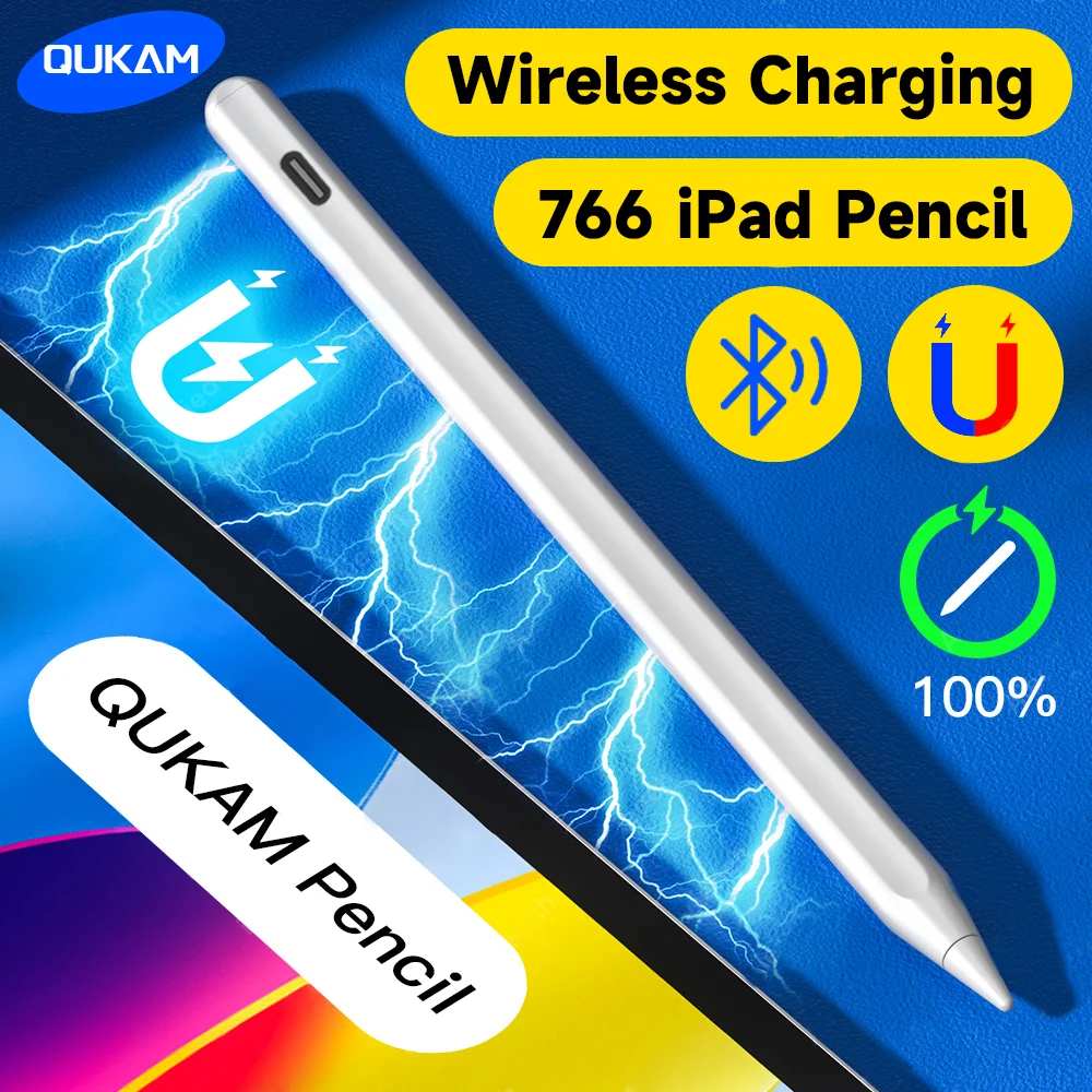 For Apple Pencil with Wireless Charging Stylus Dual Mode 2 GEN iPad Pencil Bluetooth Tilt Pen Air 4 5 Pro 12.9 Ipad Accessories