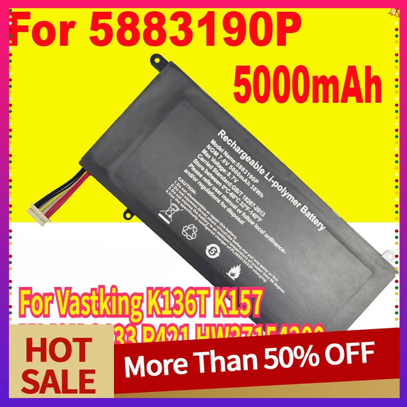 5883190 P WTL- П-2С НВ- 357095 Аккумулятор -2S для Vastking K136T K157 K149U S133 P421 HW 37154200 Для Anatel Presario CQ-27