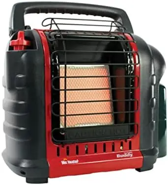 

Heater MH9BX-Massachusetts/Canada approved portable Propane Heater & Series Hose Assembly - 10-ft, Model# F273704