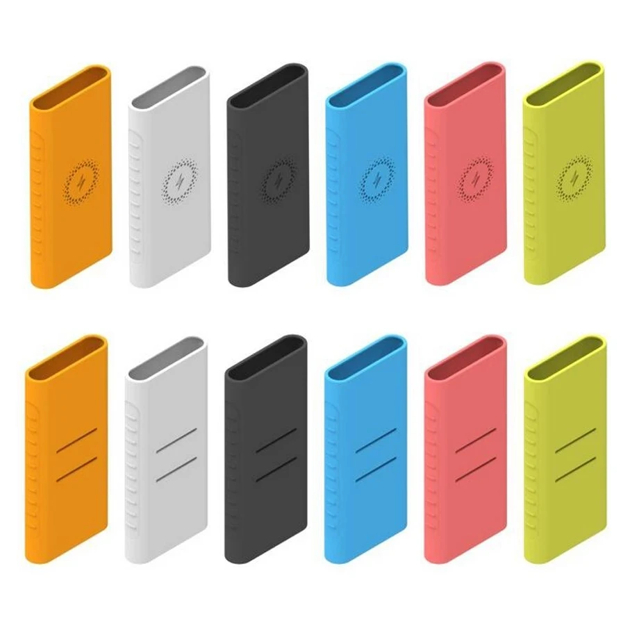 

Silicone Protective Case Cover for Xiaomi Powerbank 10000mAh PLM11ZM PLM13ZM Wireless Powerbank WPB15PDZM WPB100 WPB15ZM Sleeve