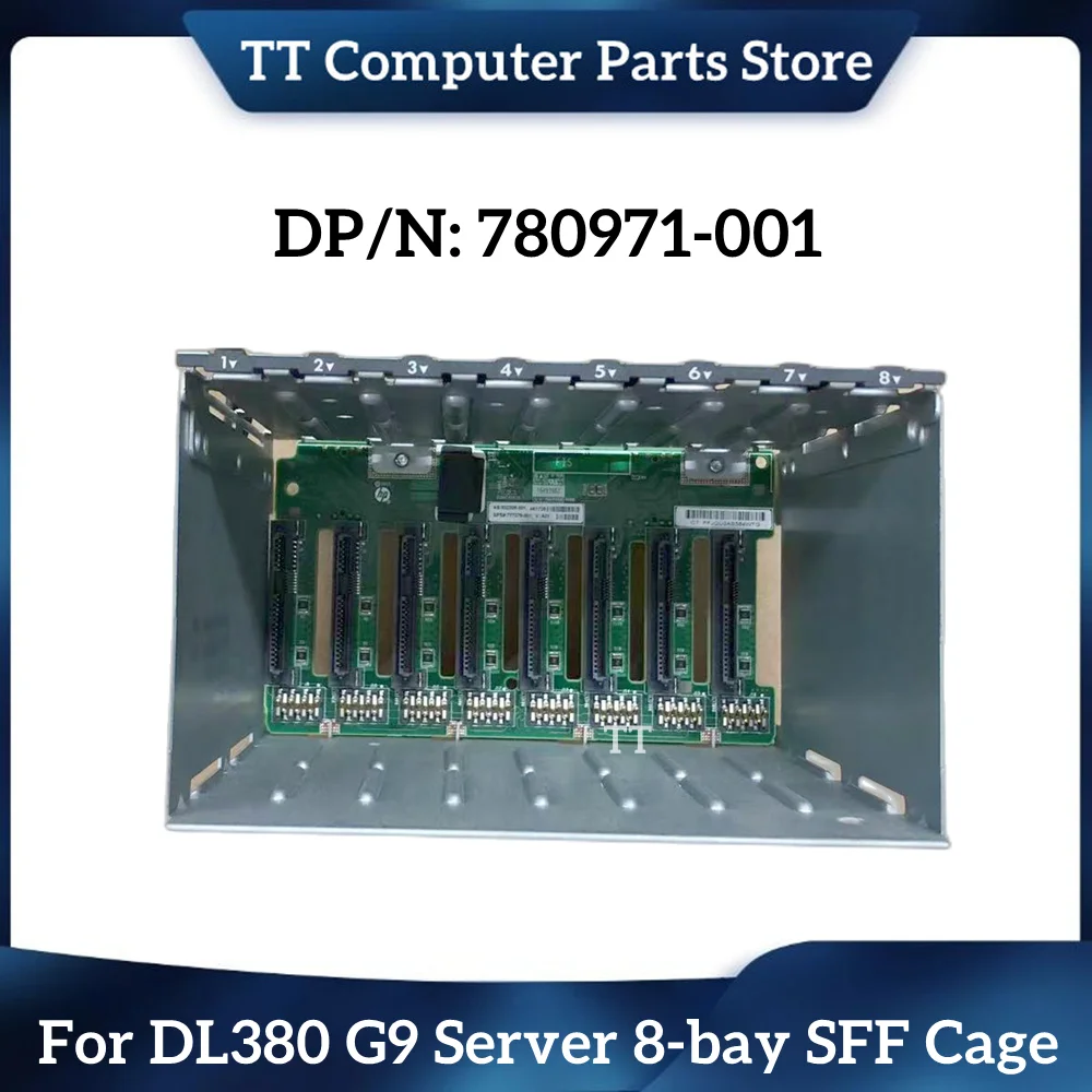 

For DL380 G9 Server 8-bay SFF Cage 780971-001 768857-B21 747592-001 766957-001 DL380 G9 Gen9 Hard Drive Cage SAS Backplane Board
