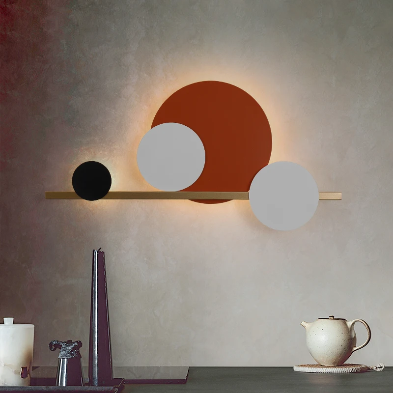 Креативное домашнее украшение современные новые светодиодные настенные лампы