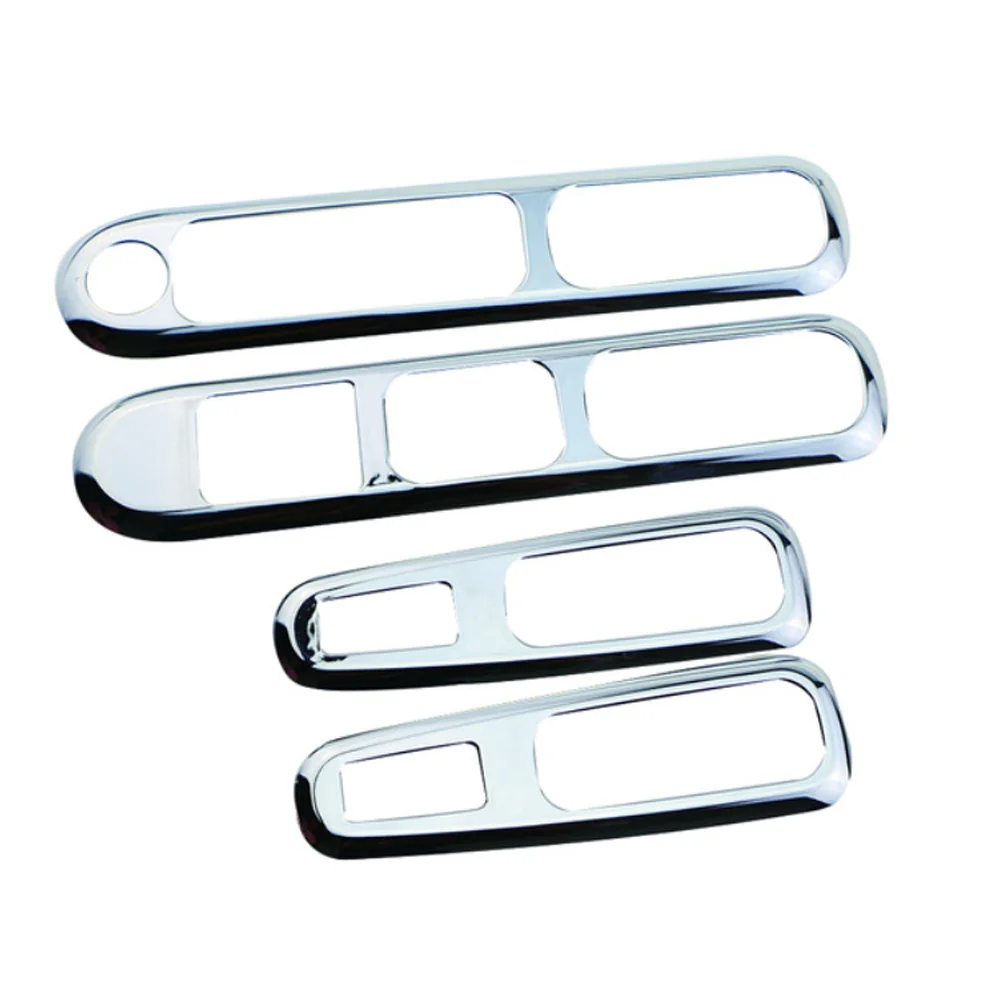 

4 шт., хромированные кнопки для стеклоподъемника Peugeot 3008 2013 2014 2015 2016