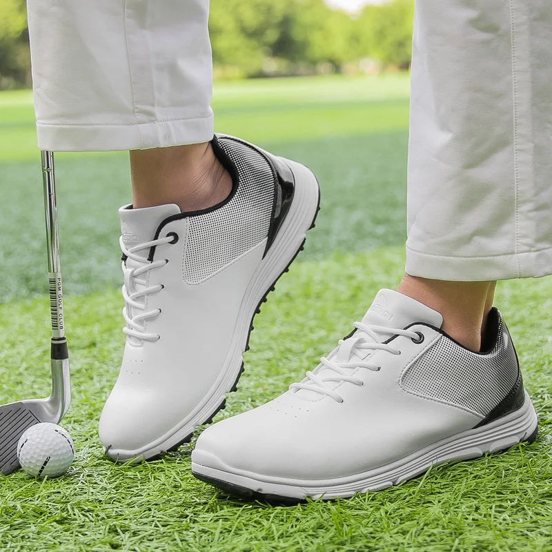 New Spikes Golf Shoes Men Professional Golf Wears for Men Comfortable Walking Shoes Golfers Anti Slip Athletic Footwears