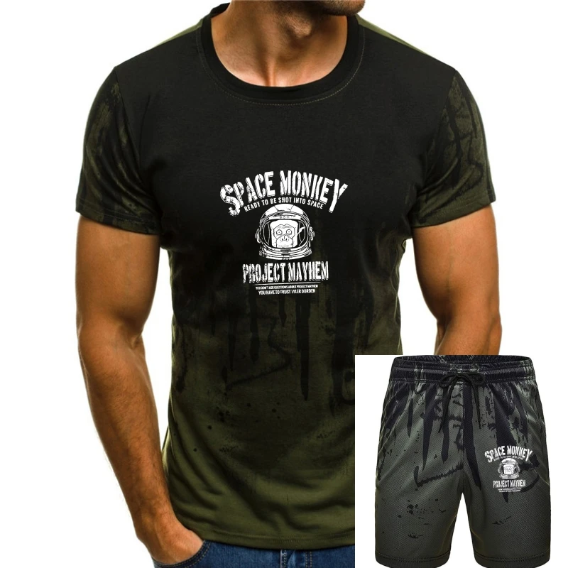 

mens tshirt Space Monkey Ready To Sacrafice Himself For The Greater Good-Fight Club T-shirt