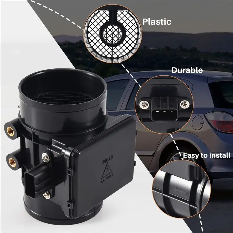 Фото Датчик массового расхода воздуха (MAF) A09E для MAZDA MX-6, 626 IV GE, Ford PROBE II ECP B577, E5T51071, B577-13-215A №2