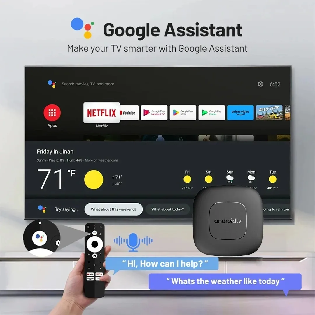 Медиаплеер Smart Tv Stick Android 13 8k