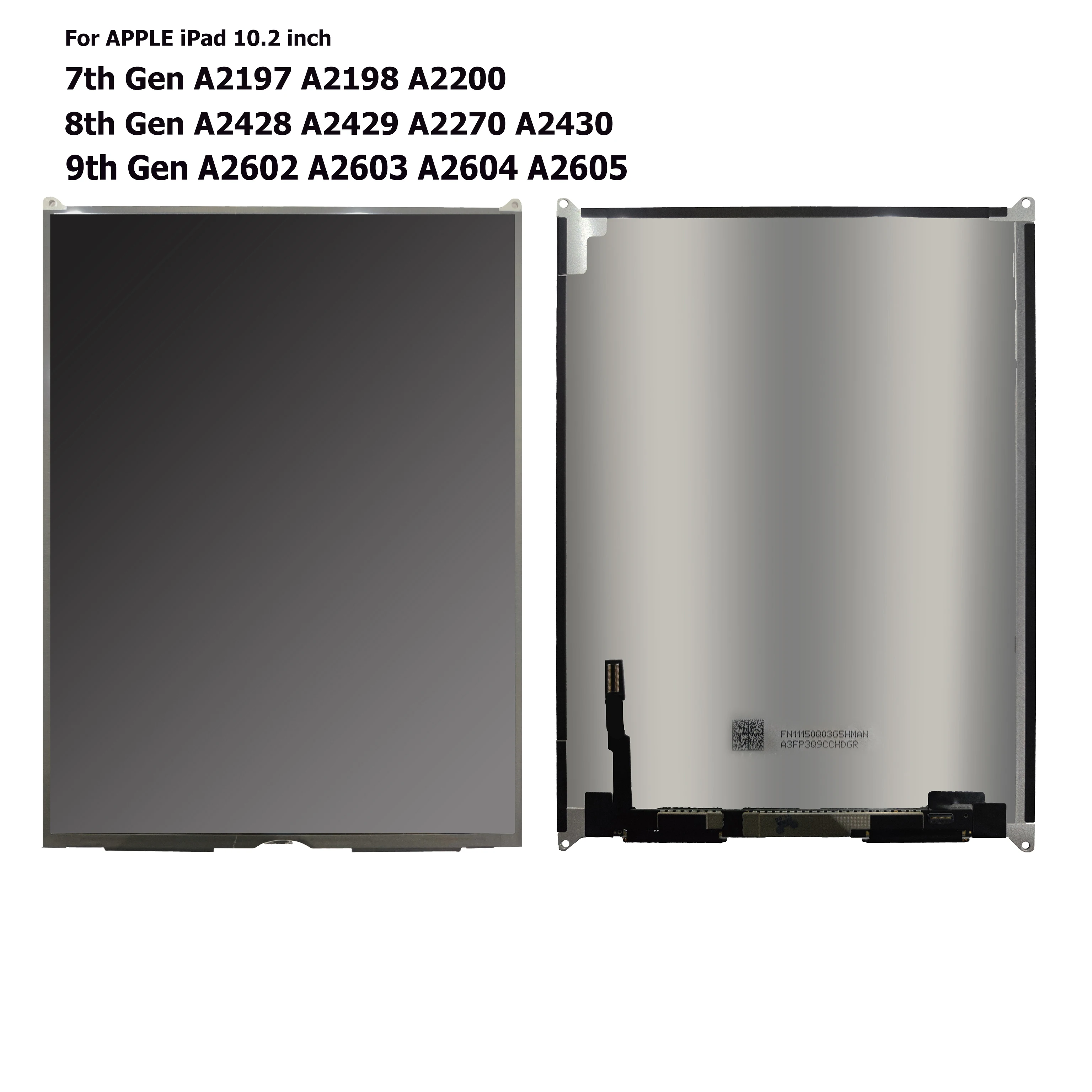 Сменное стекло для сенсорного ЖК-экрана iPad 10 2 2019 7-го поколения A2197 A2200 8th 2020 A2270 /9th