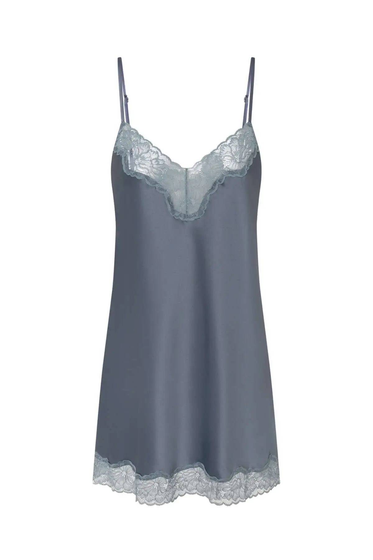 

Women's Lace Satin Nightly Sexy Nightgown