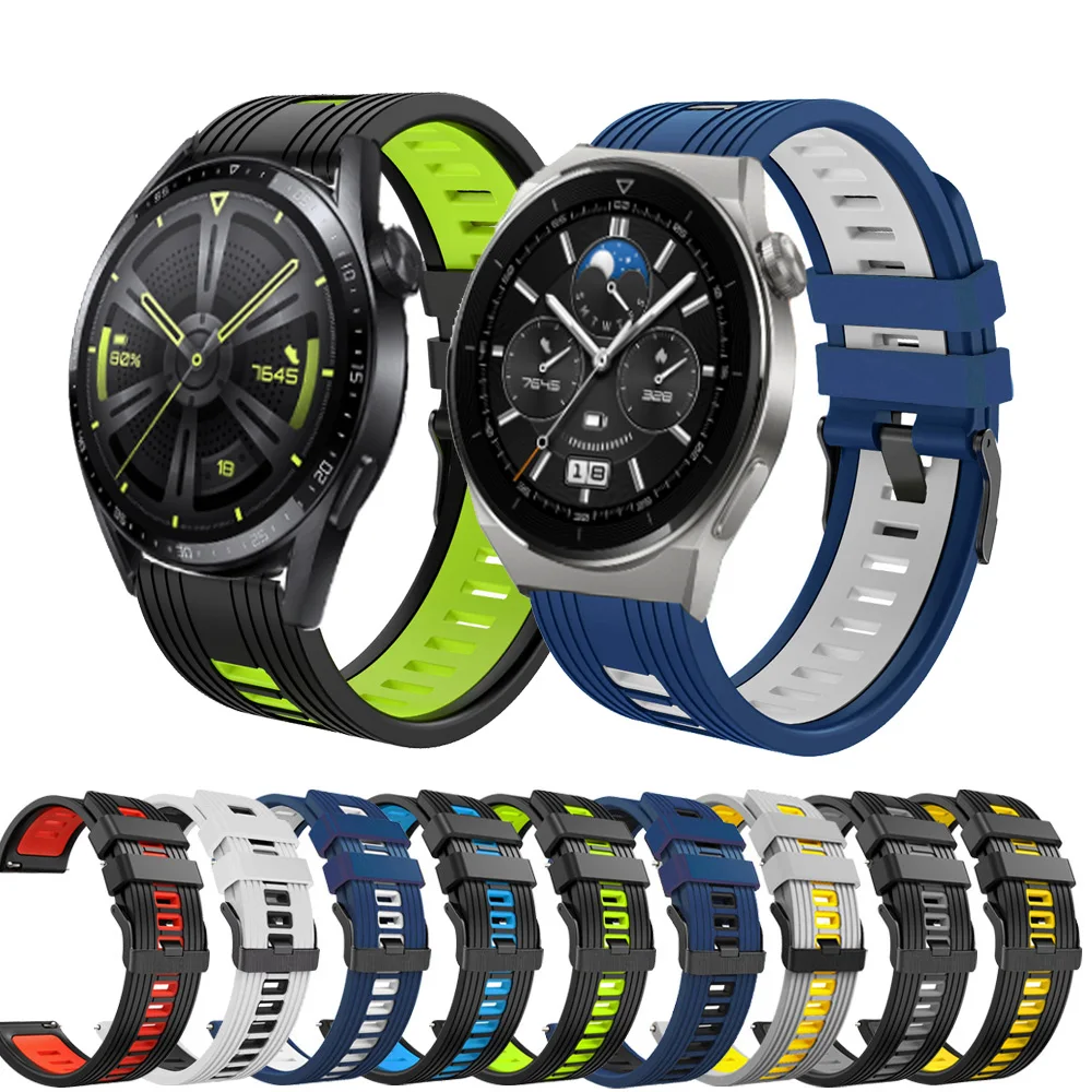

Ремешок силиконовый для HUAWEI WATCH GT Runner/GT 2 GT 3 42 мм 46 мм/GT2 Pro/GT 3 Pro 43 мм