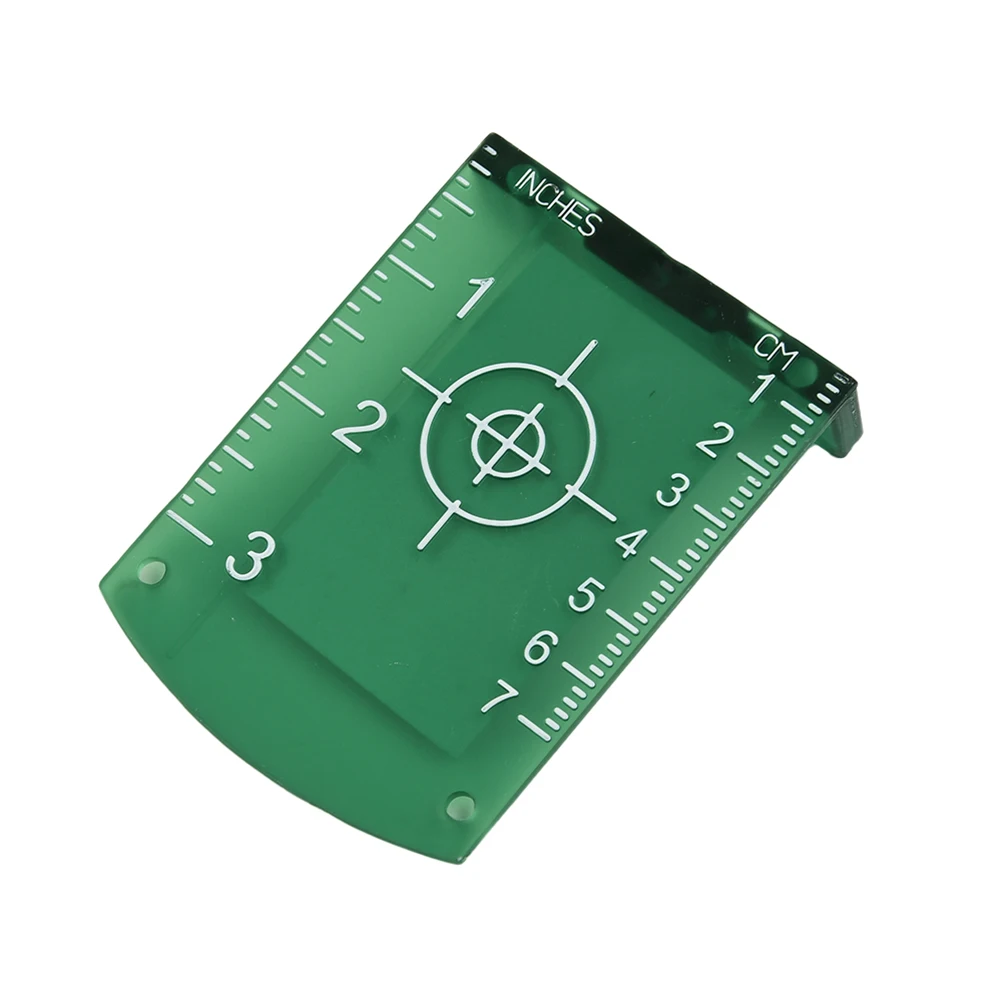 

Level Laser Target Target Plate Level Measurement Plastic Rotating 100*70mm For Alignment Lase Target Card Plate