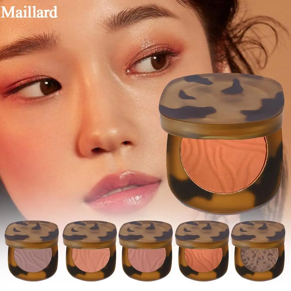 

Powder Blush Plate Nude Makeup Long Lasting Face Blusher Powder Soft Texture Love High Palette Pigment Natural R9G9