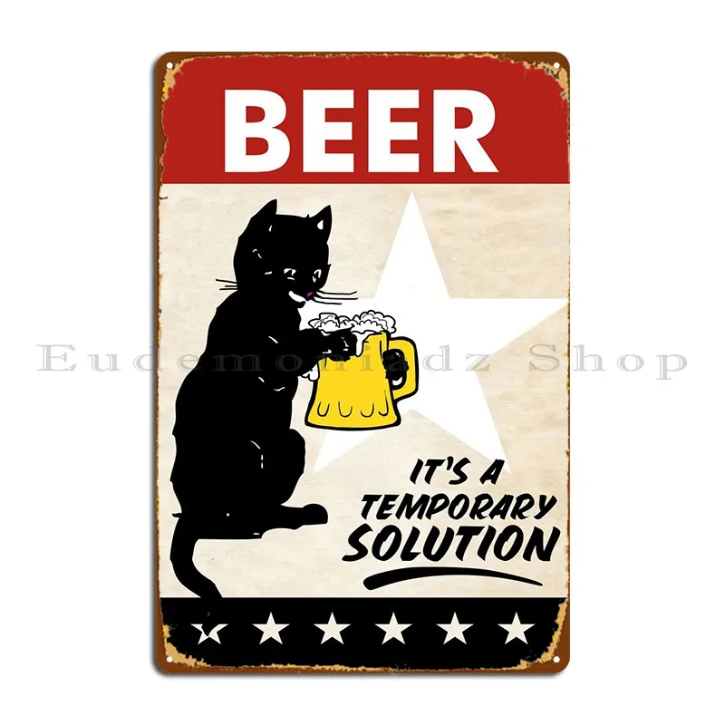 

Пивное решение кошка металлическая табличка искусственная роспись дизайнерский фотографический плакат