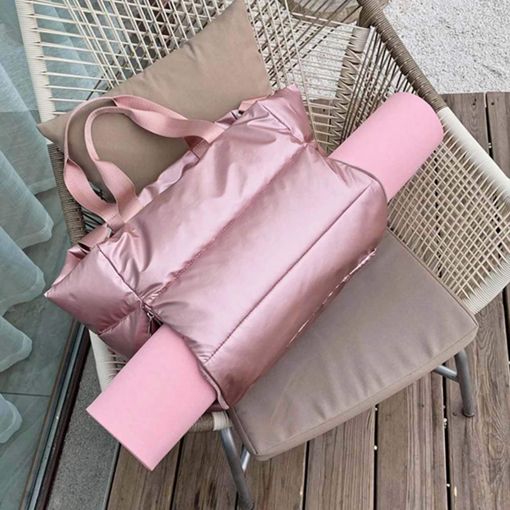 

Женская водонепроницаемая нейлоновая сумка на плечо, с хлопковым наполнителем и перьями