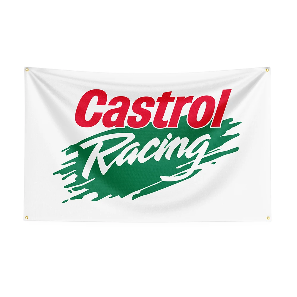 

90x50cm Castrols Flag Polyester Printed Racing Car Banner For Decor -ft Flag Decor,flag Decoration Banner Flag Banner