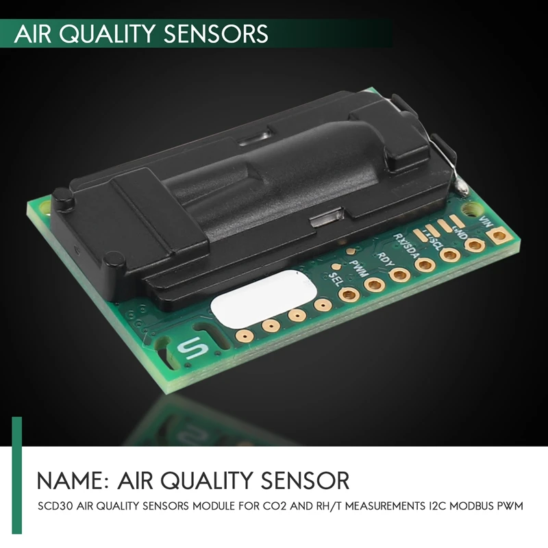 Модуль датчиков качества воздуха SCD30 для измерений CO2 и RH/T I2C Modbus PWM