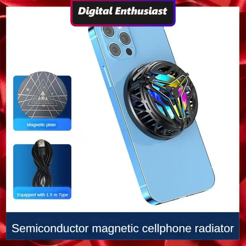 

Second-speed Cooling Phone Radiator Turbocharged Fan Double Wind Pressure Cooling Phone Fan Phone Cooler Mobile Phone Radiator