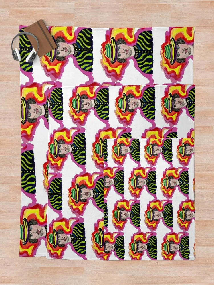 Декоративное одеяло Mr Marcel Goes To Mardi Gras очень большое для дивана