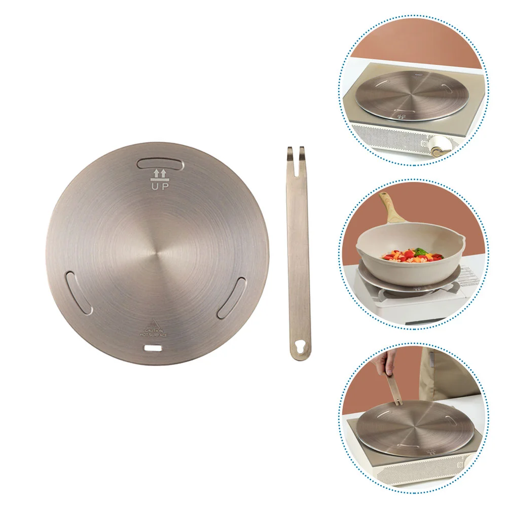

Induction Cooker Heat Conduction Plate Glass Diffuser Stainless Steel Adapter Kitchen Ware Metal Aluminum Alloy Cooktop Disk