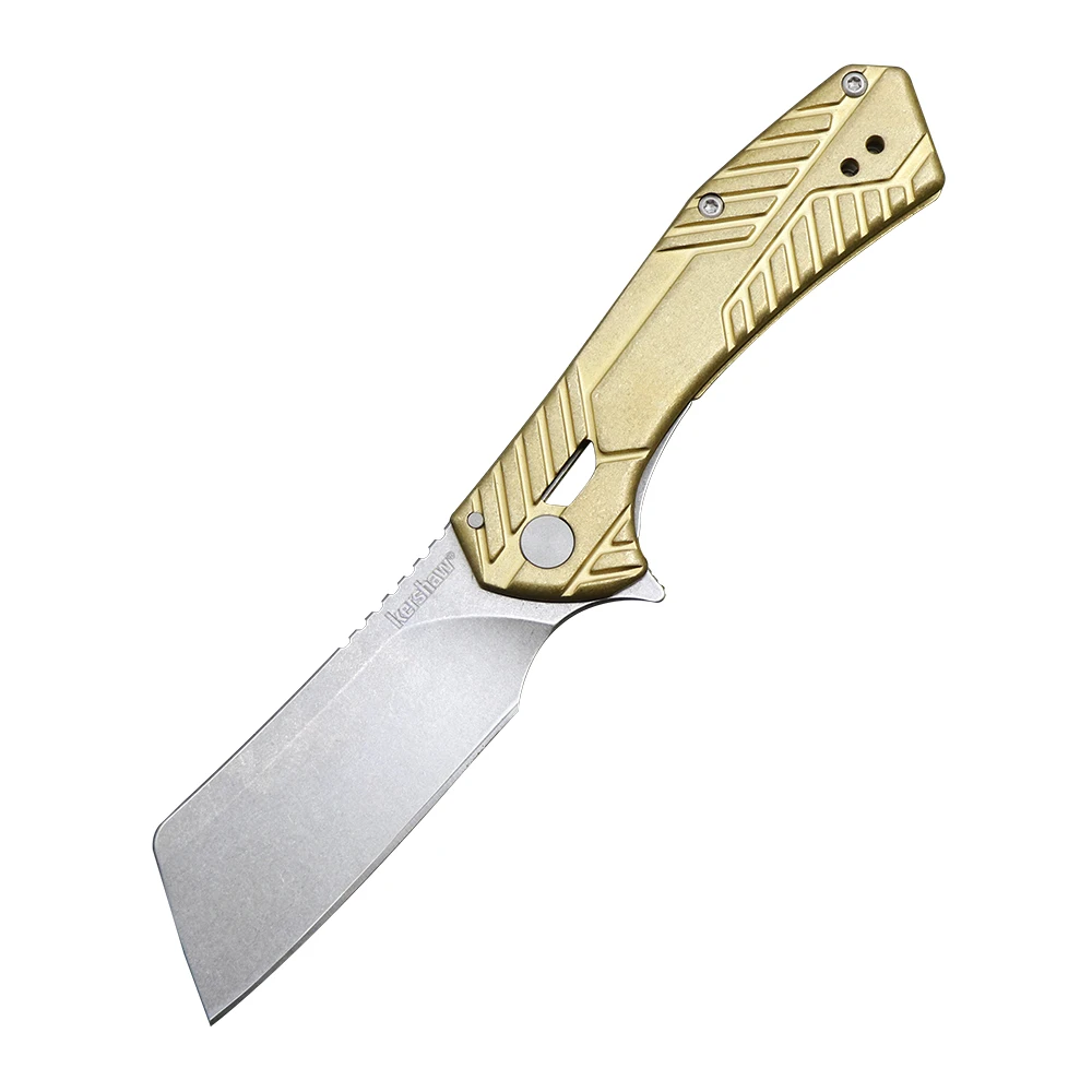 

JUMCSONG Новый Кершоу 3445 Складная латунная ручка 8Cr13MoV лезвие кемпинг тактический Открытый кухонный Фруктовый Нож EDC инструмент