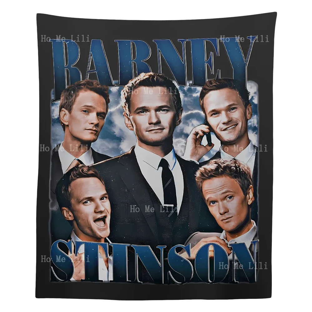 Барни Статинсон Как я встретил вашу маму Винтажный гобелен настенный для спальни