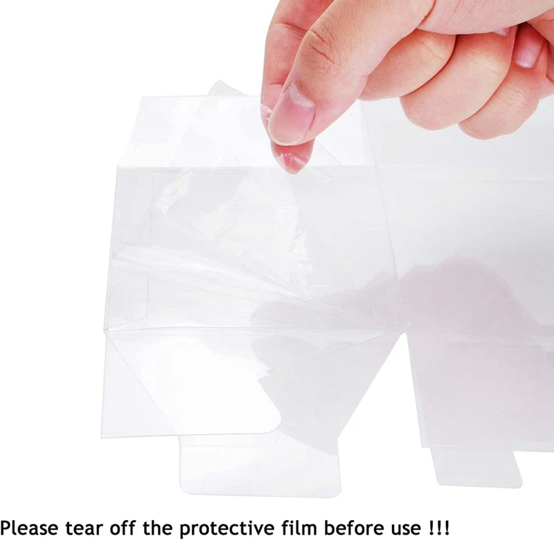 Прозрачная фотополивинилхлоридная коробка для торта с пеньковой веревкой 12 шт. |