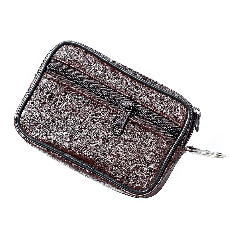 PU Leather Coin Purses Women's Small Change Money Bags Pocket Wallets Key Holder Case Mini Functional Pouch Zipper Card Wallet