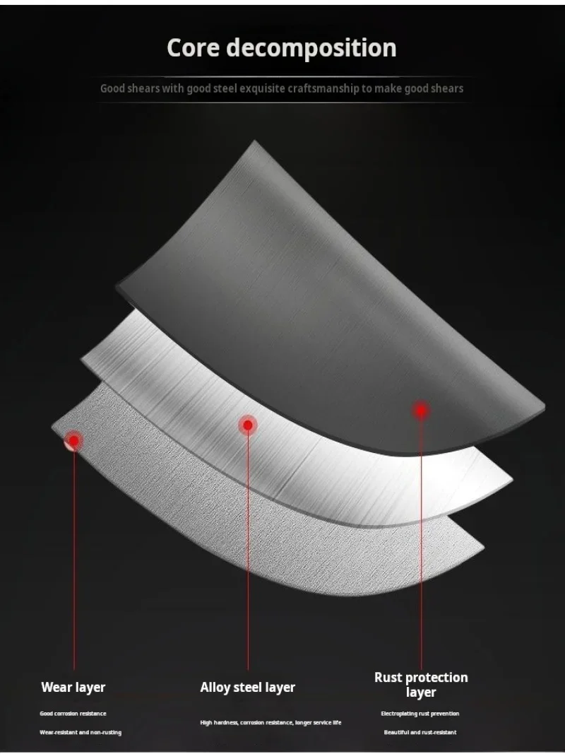 Лабораторные ножницы для обрезки фруктов шероховатые из легированной стали SK5