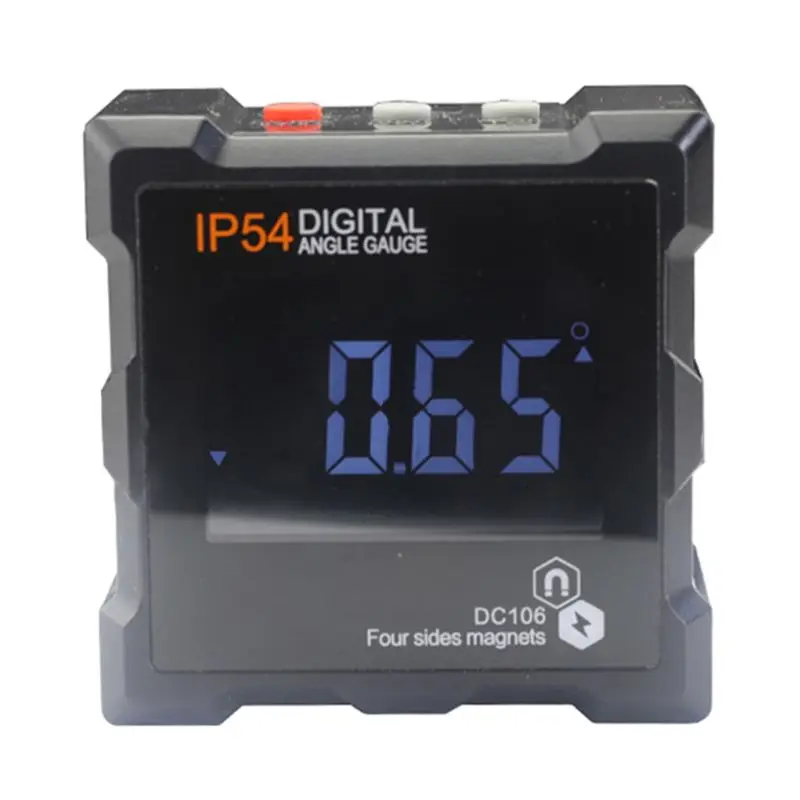 

Electronic Protractor Digital Inclinometer 0-360 Degree IP54 Digital Bevel Box Angle Gauge Meter Magnets Base Measuring Tool